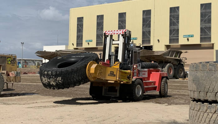 manipulador de neumaticos TH35G-2