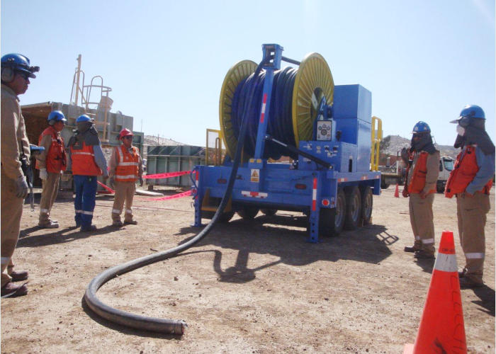 Enrollador de cable eléctrico minero Reel-o-Matic