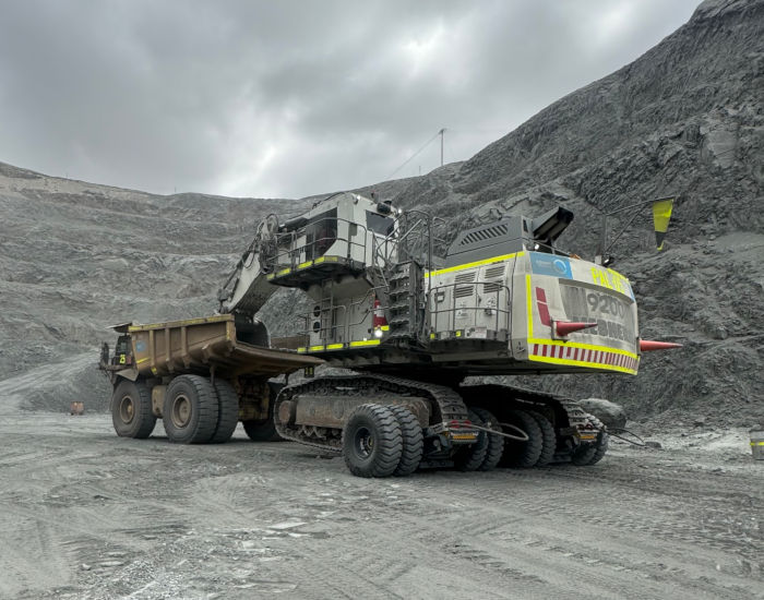 Sistema de transporte de palas hidrulicas SLEIPNER E190