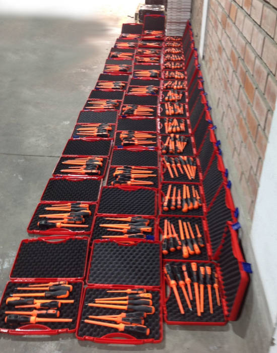 Herramientas manuales para el equipamiento de talleres de mantenimiento eléctrico, instrumentación y mecánicos de campo