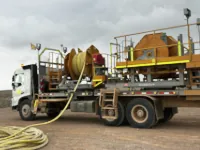 enrrollador de cable minero