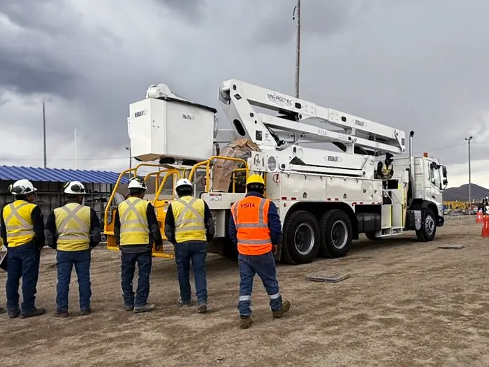 Grúa con canastilla Versalift