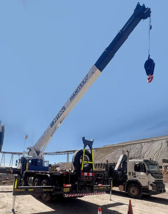 Grúa telescópica Manitex