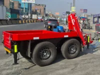 Gr�a electrohidr�ulica Maxilift sobre trailer